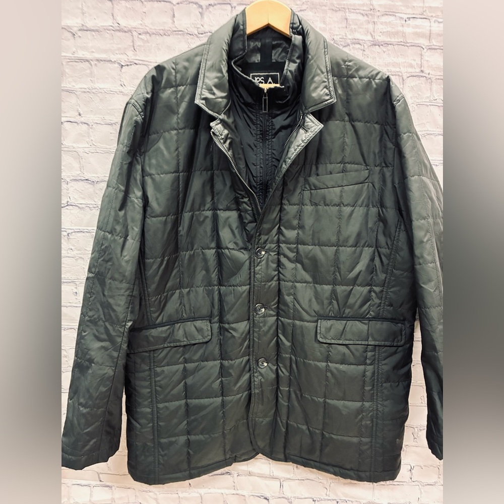 JOS A BANK men’s size XL quilted double layer dress jacket